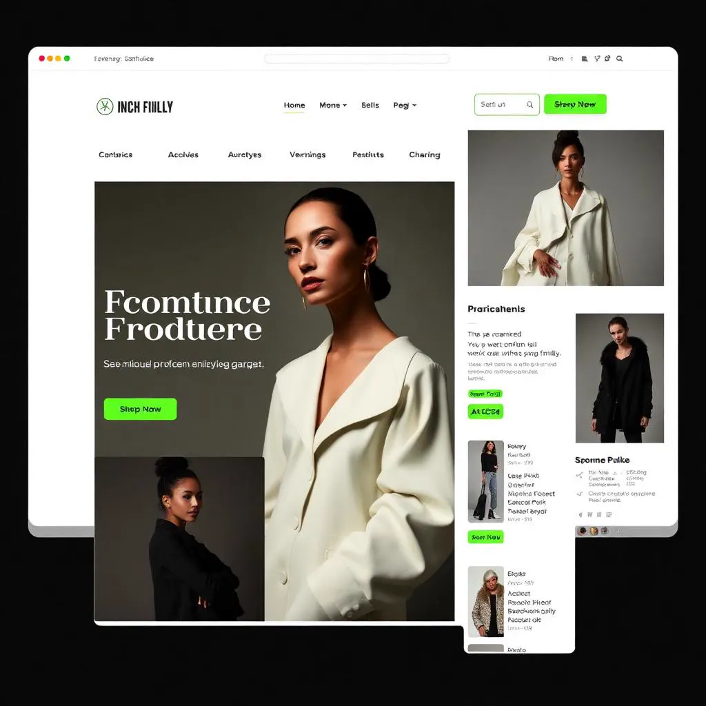 Maison Noir — E-commerce Fashion Brand concept project by FlyUp Studio