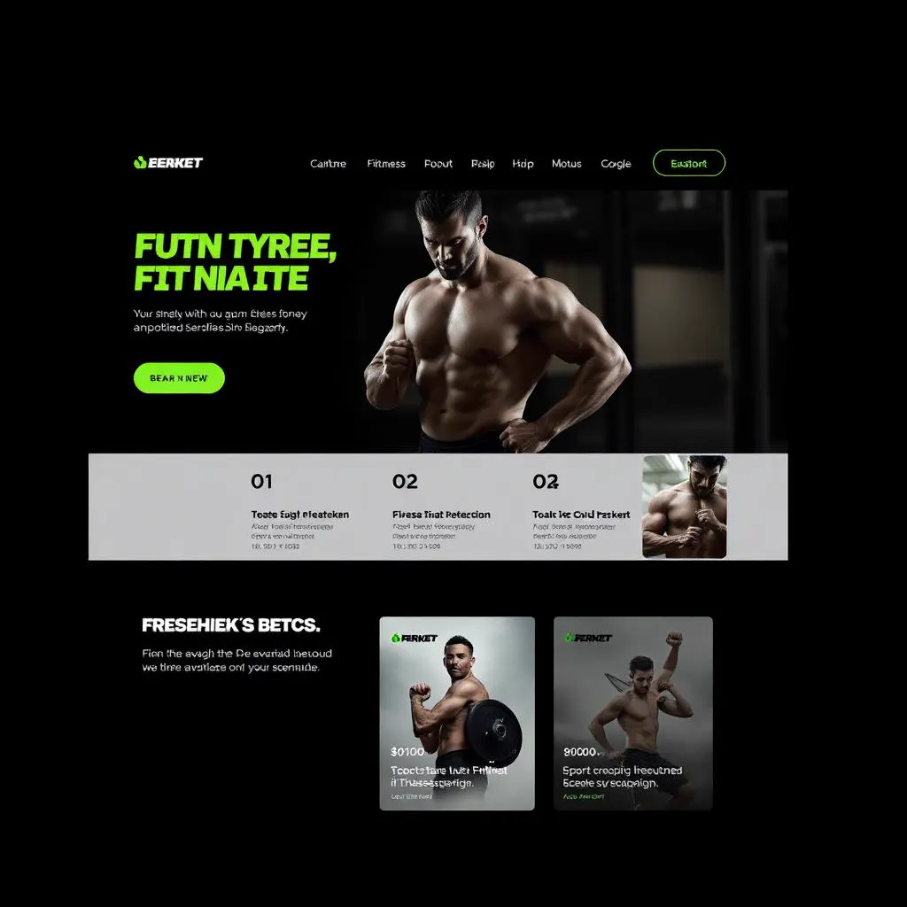 Forge Athletic Club — Fitness & Gym concept project by FlyUp Studio
