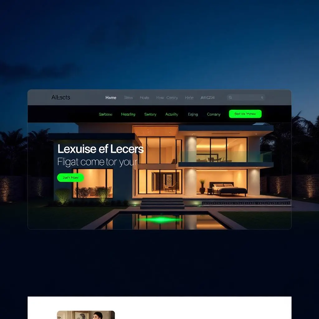 Elevated Estates — Luxury Real Estate concept project by FlyUp Studio